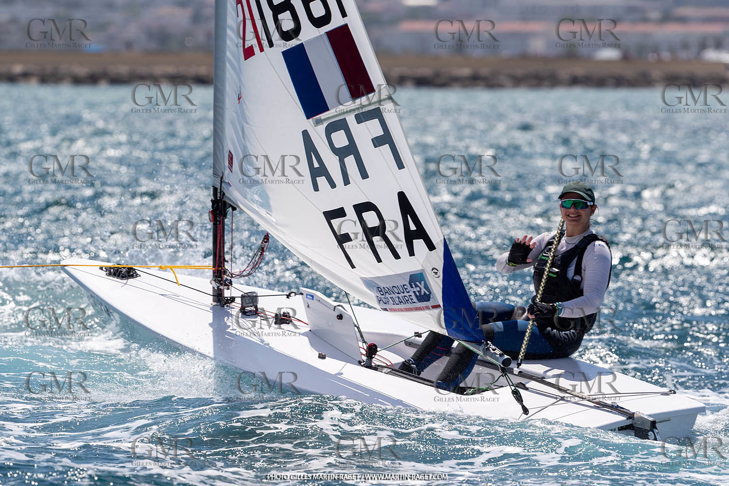 15 07 2023, Marseille (FRA), Paris 2024 Olympic Games Sailing Test Event, Day 6, Ilca 6 Medal race