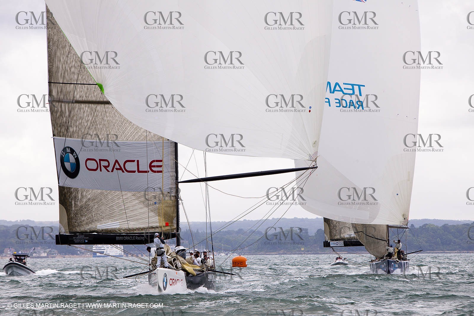 06 08 2010 - Cowes (UK, IOW) - The 1851 Cup -  BMW ORACLE Racing - Day 4.