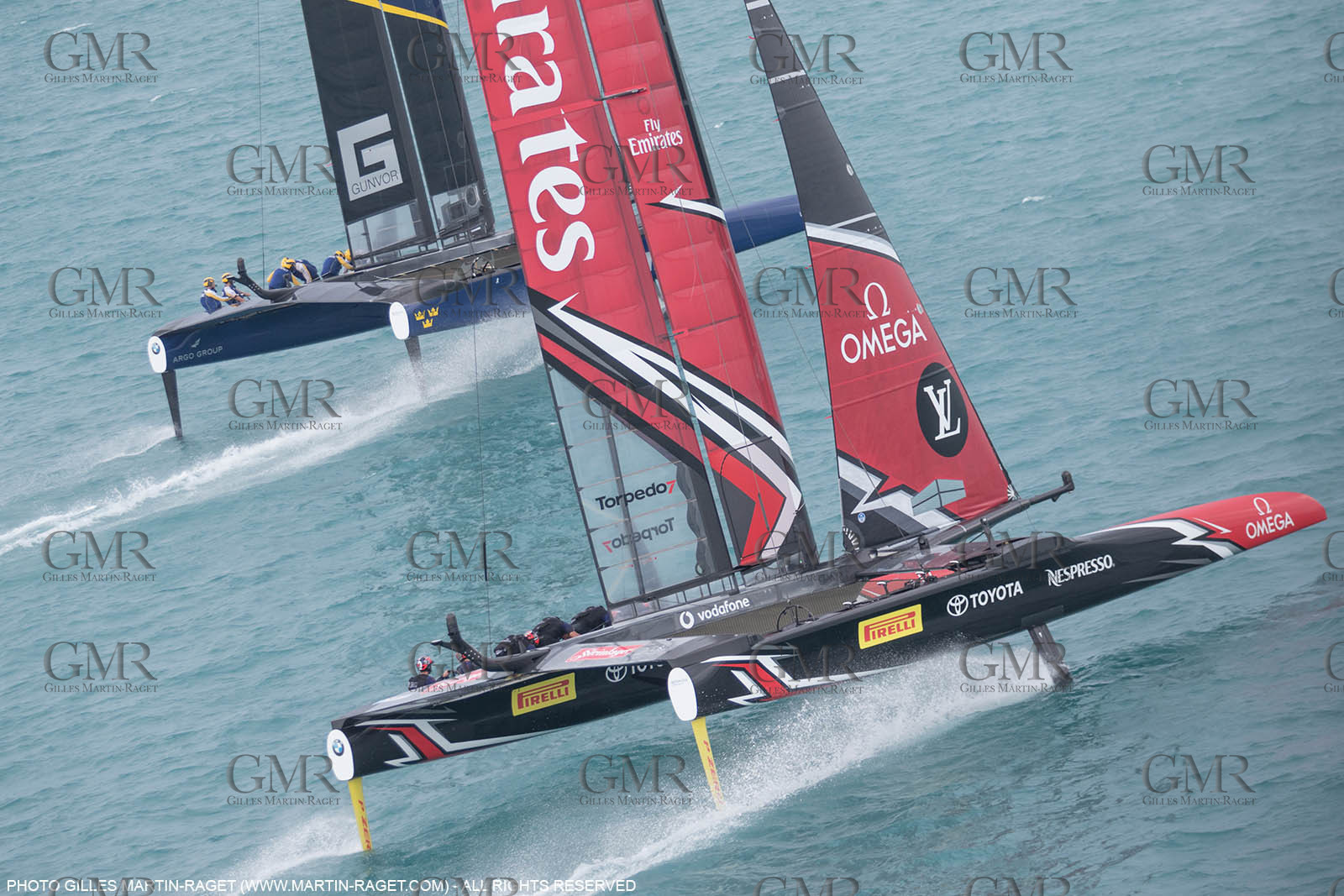 10 06 2017 - Bermuda (BDA) - 35th America's Cup Bermuda 2017 - Louis Vuitton America's Cup Challenger Playoffs final, Day 1