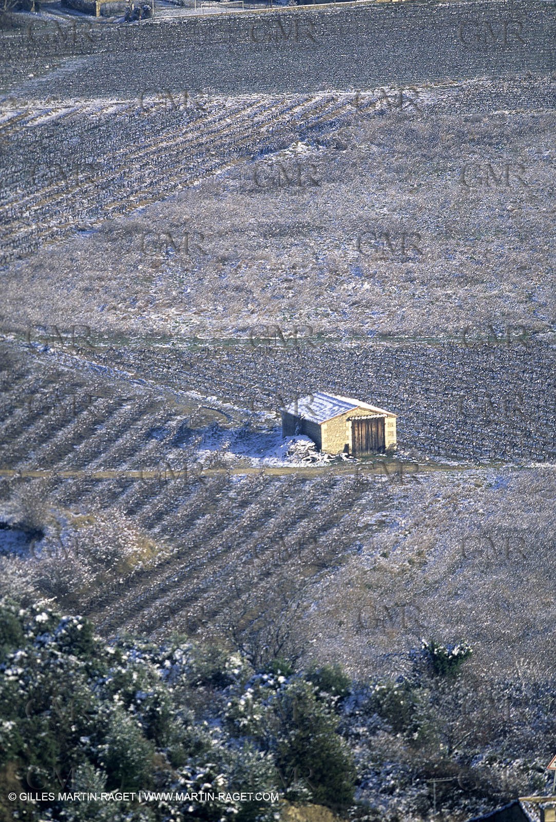 Provence under snow